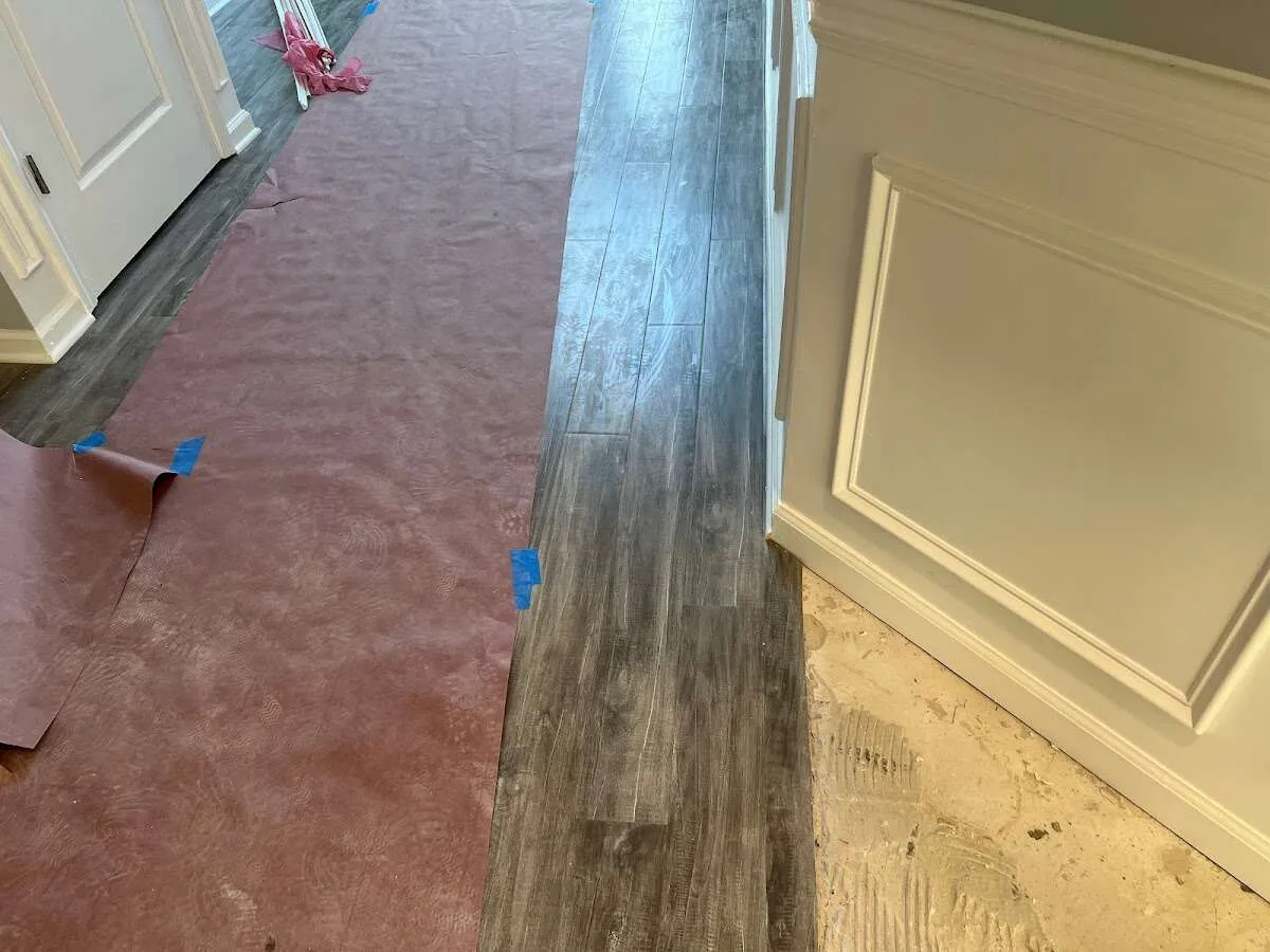 Completed marble shower restoration in Lake of the Woods